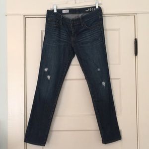 Gap Always Skinny Jeans with some distressing
